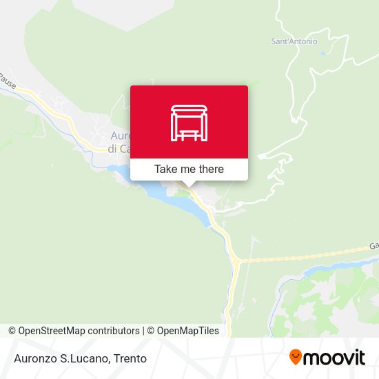 Auronzo S.Lucano map