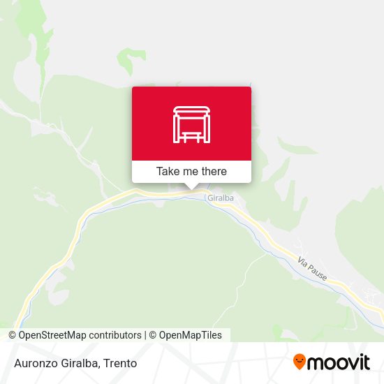 Auronzo Giralba map