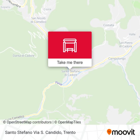 Santo Stefano Via S. Candido map