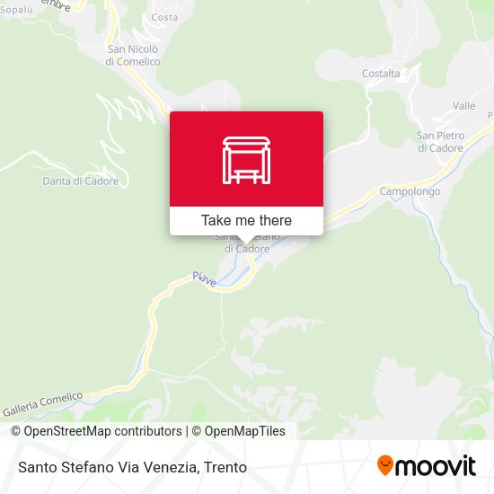 Santo Stefano Via Venezia map