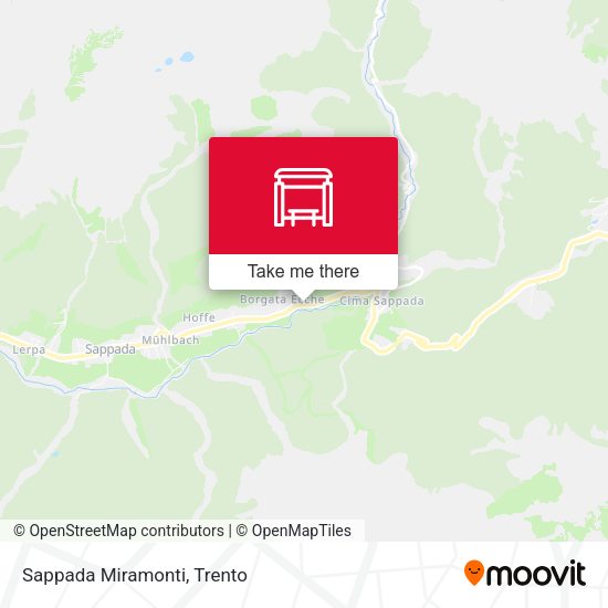 Sappada Miramonti map