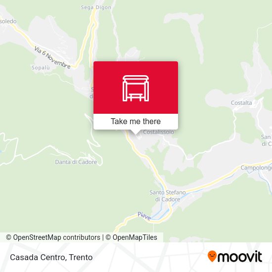 Casada Centro map