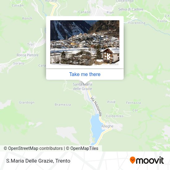 S.Maria Delle Grazie map