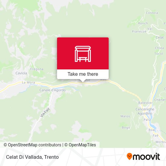 Celat Di Vallada map