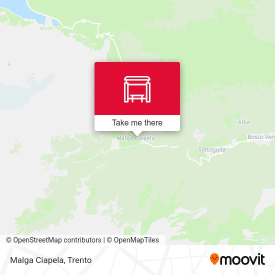 Malga Ciapela map