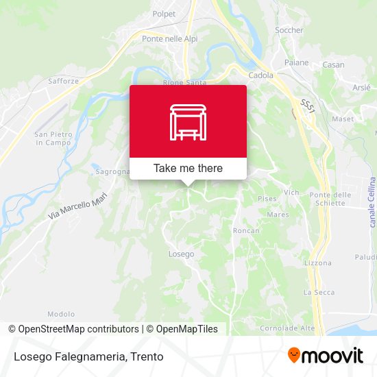 Losego Falegnameria map