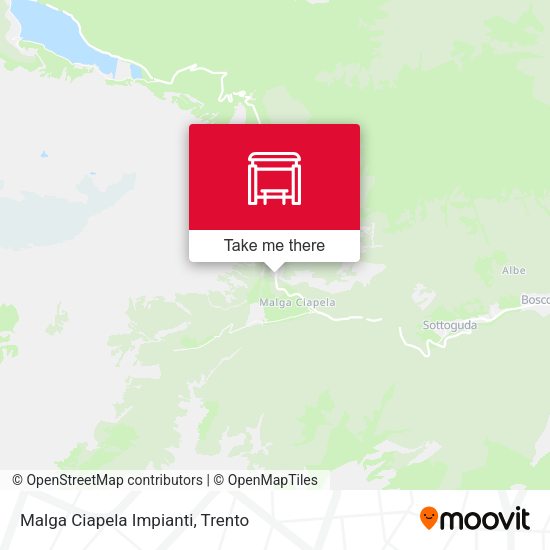 Malga Ciapela Impianti map