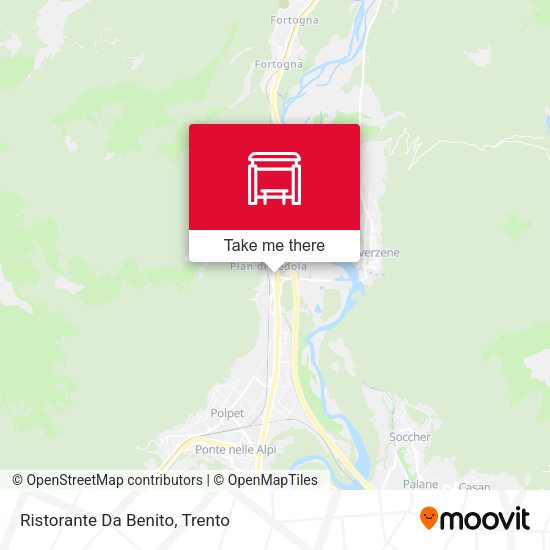 Ristorante Da Benito map