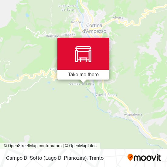 Campo Di Sotto-(Lago Di Pianozes) map