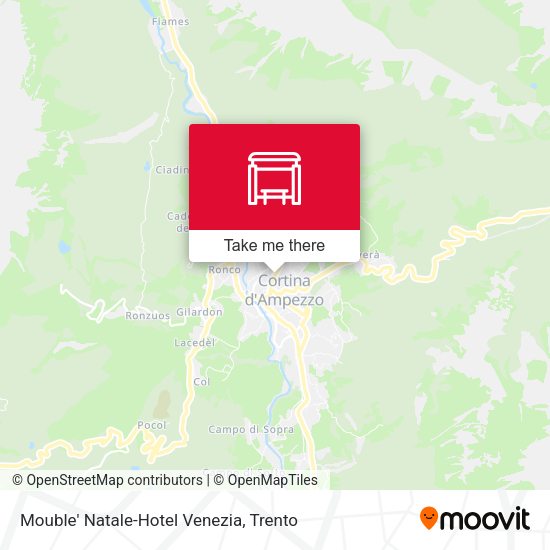 Mouble' Natale-Hotel Venezia map