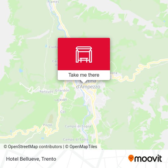 Hotel Bellueve map