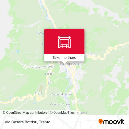 Via Cesare Battisti map