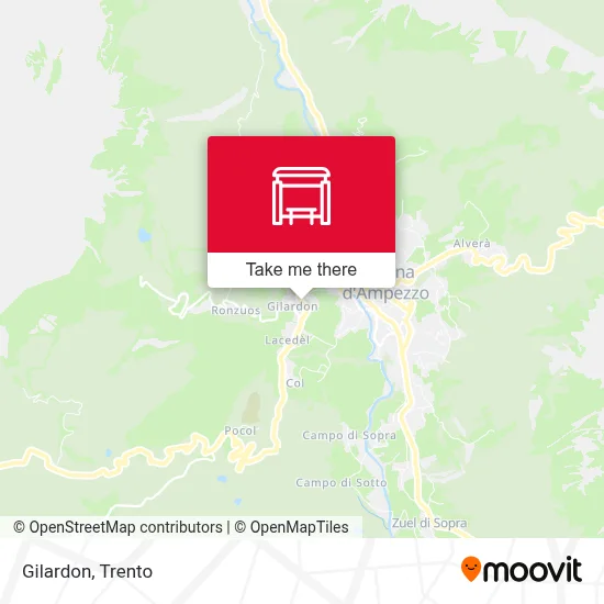 Gilardon map