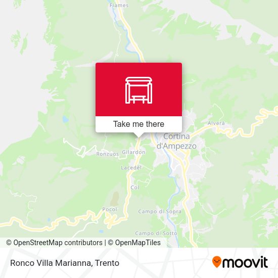 Ronco Villa Marianna map