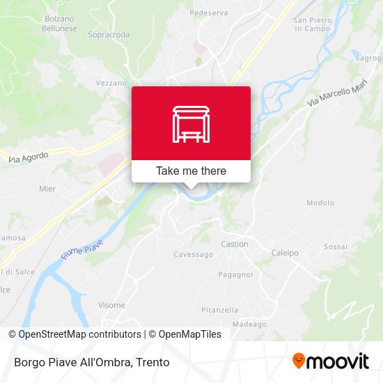 Borgo Piave All'Ombra map