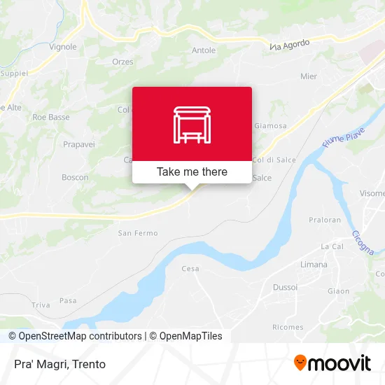 Pra' Magri map