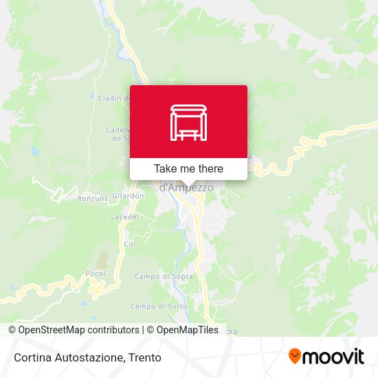 Cortina Autostazione map