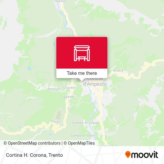 Cortina H. Corona map