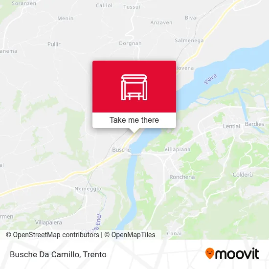 Busche Da Camillo map