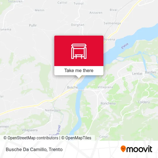 Busche Da Camillo map