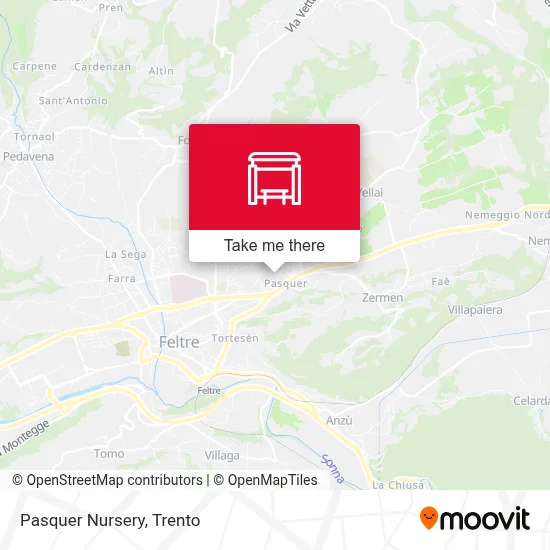Pasquer Nursery map