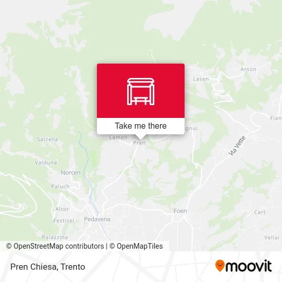 Pren Chiesa map