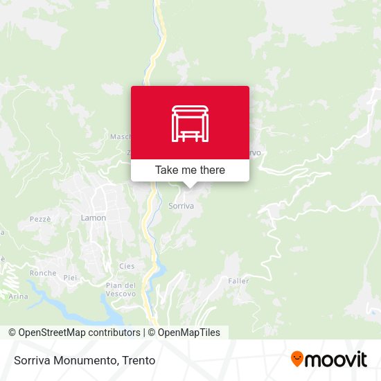 Sorriva Monumento map