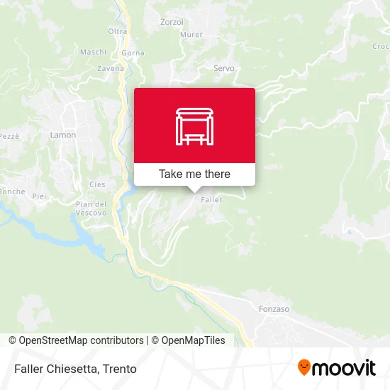 Faller Chiesetta map