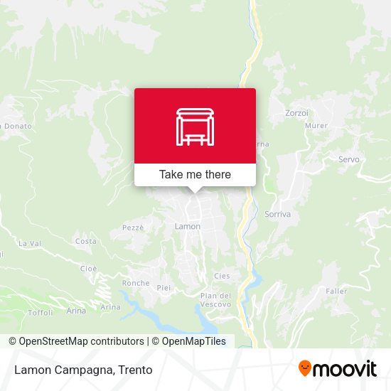 Lamon Campagna map