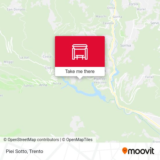 Piei Sotto map