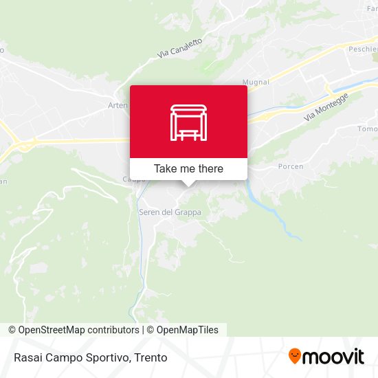 Rasai Campo Sportivo map