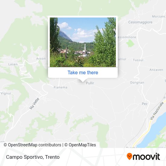 Campo Sportivo map