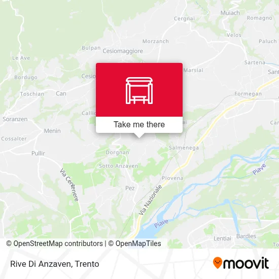 Rive Di Anzaven map