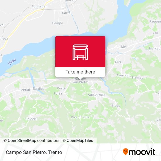 Campo San Pietro map