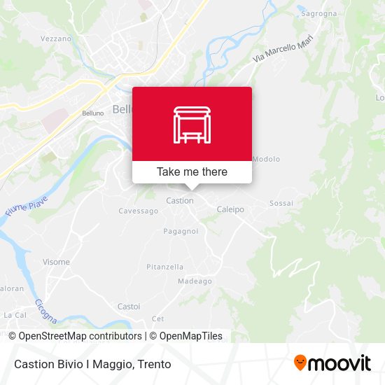 Castion Bivio I Maggio map