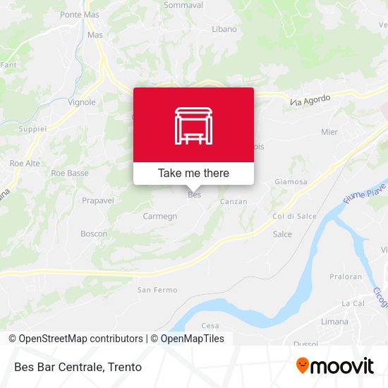 Bes Bar Centrale map
