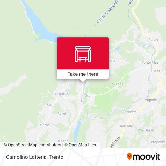 Camolino Latteria map