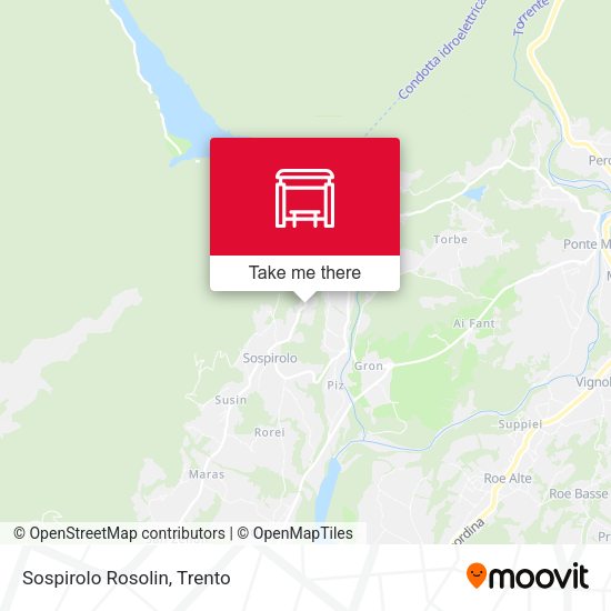 Sospirolo Rosolin map