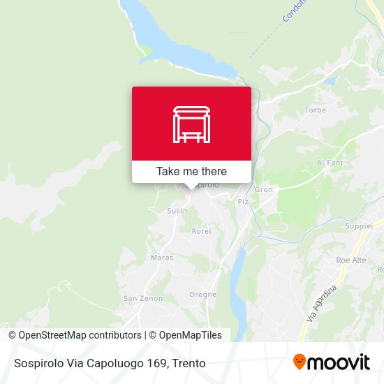Sospirolo Via Capoluogo 169 map