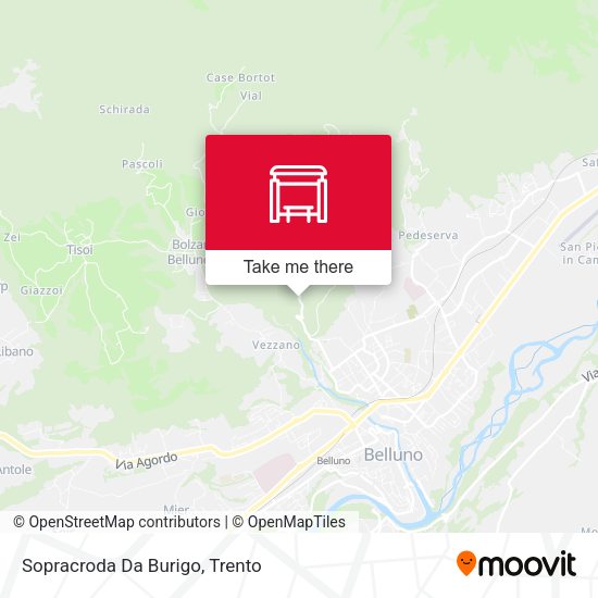 Sopracroda Da Burigo map
