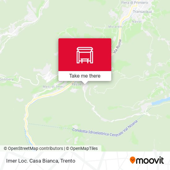 Imer Loc. Casa Bianca map