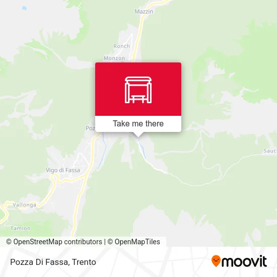 Pozza Di Fassa map