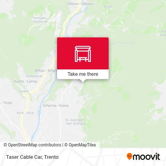 Taser Cable Car map