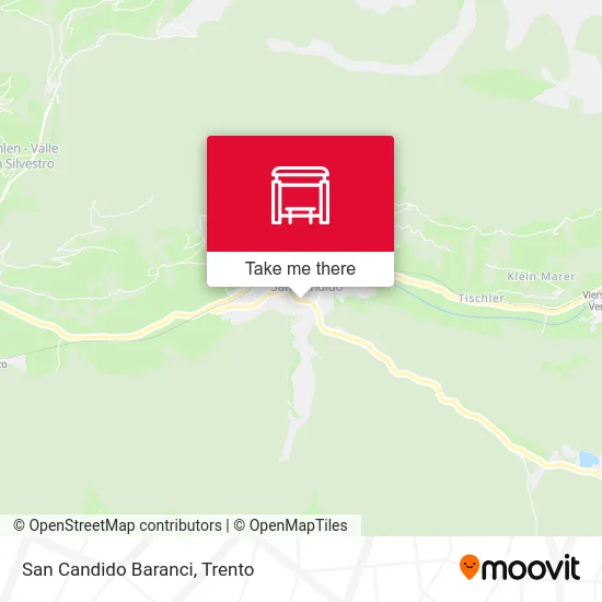 San Candido Baranci map