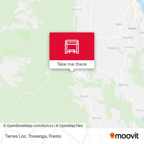 Terres Loc. Tresenga map