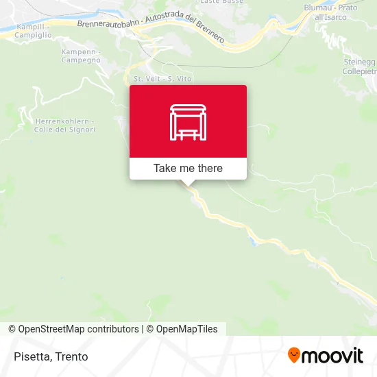Pisetta map