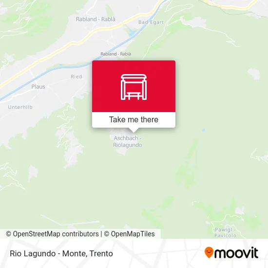 Rio Lagundo Mountain map