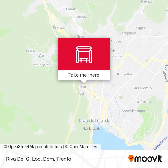 Riva Del Garda Location Dom map