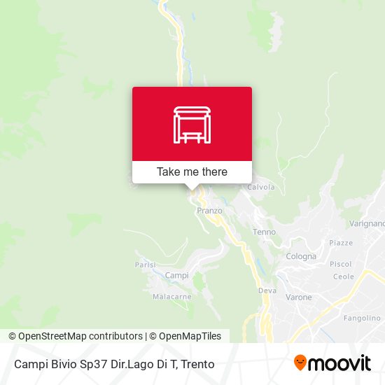 Campi Bivio Sp37 Dir.Lago Di T map