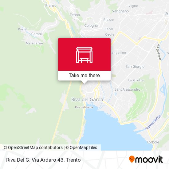 Riva Del G. Via Ardaro 43 map